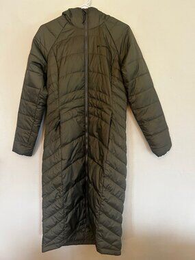 Worn 5x! Excellent Condition Columbia Karis Gale Full Length Parka Green Sz S